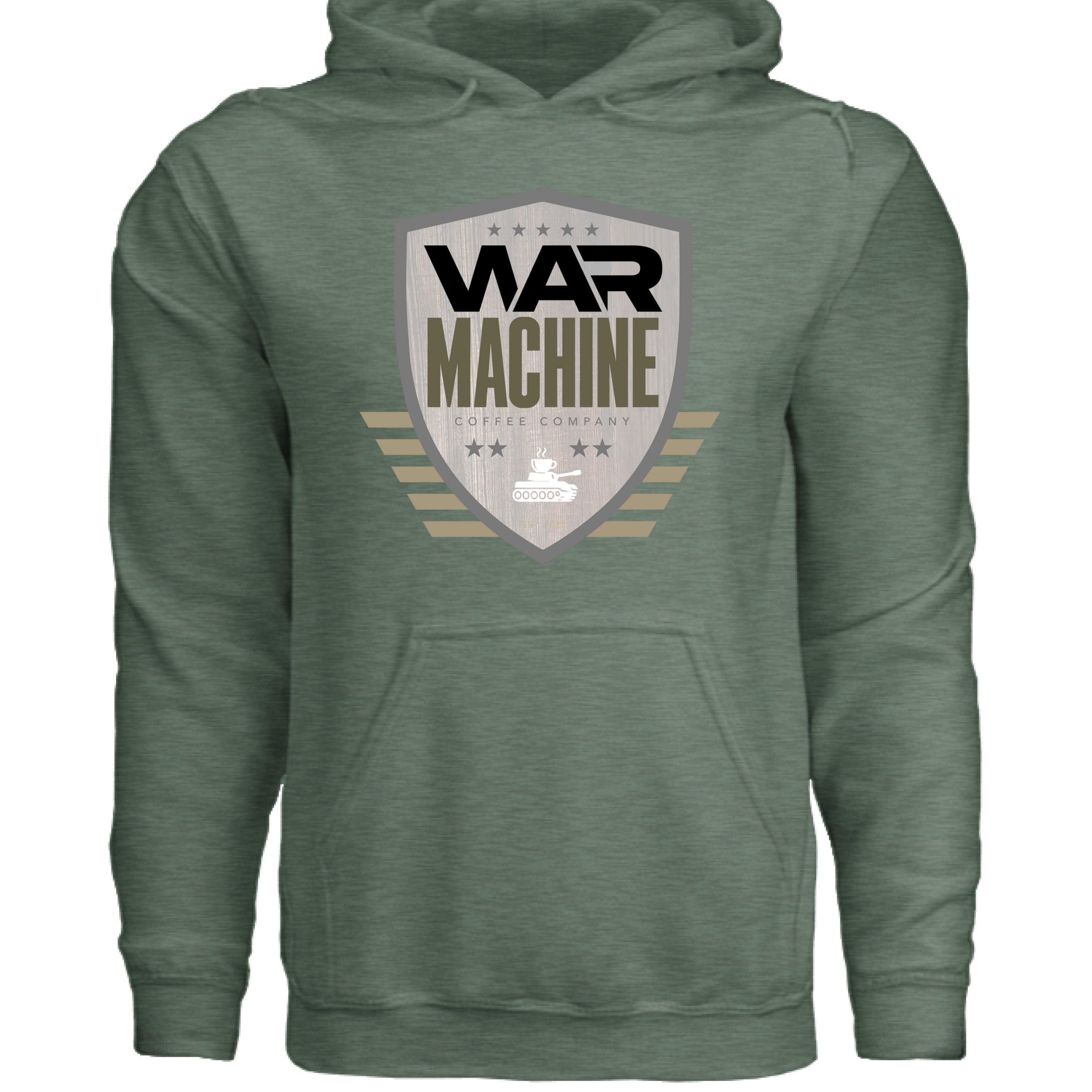 Military Green Heather  - FRONT